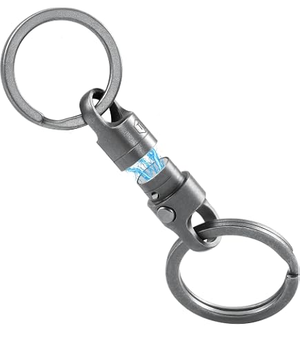 KeyUnity Chaveiro magnético de titânio KA62 de liberação rápida